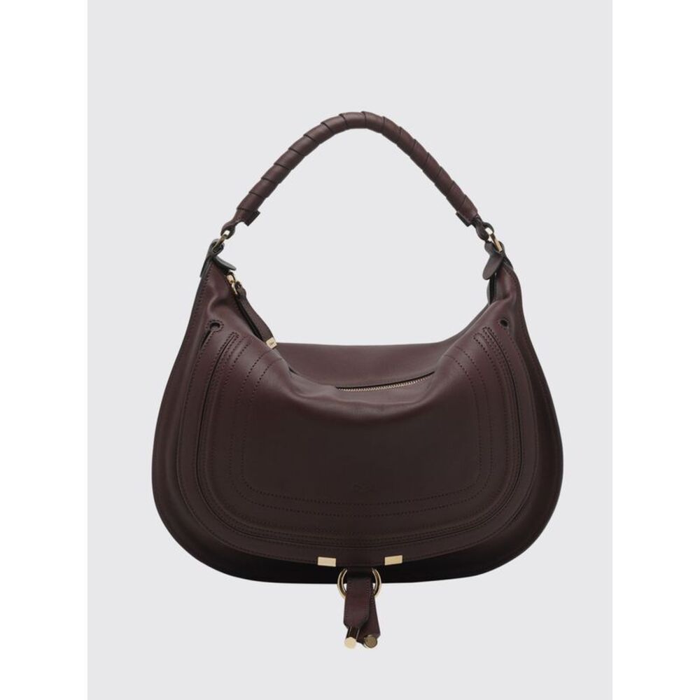 Chloe Women Marcie Shoulder Bag Chloe In Calfskin Leather With Braided Handle